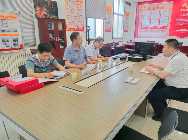 陜煤集團黨史學習教育巡回指導三組下沉新型能源神木分公司進行指導檢查1.png